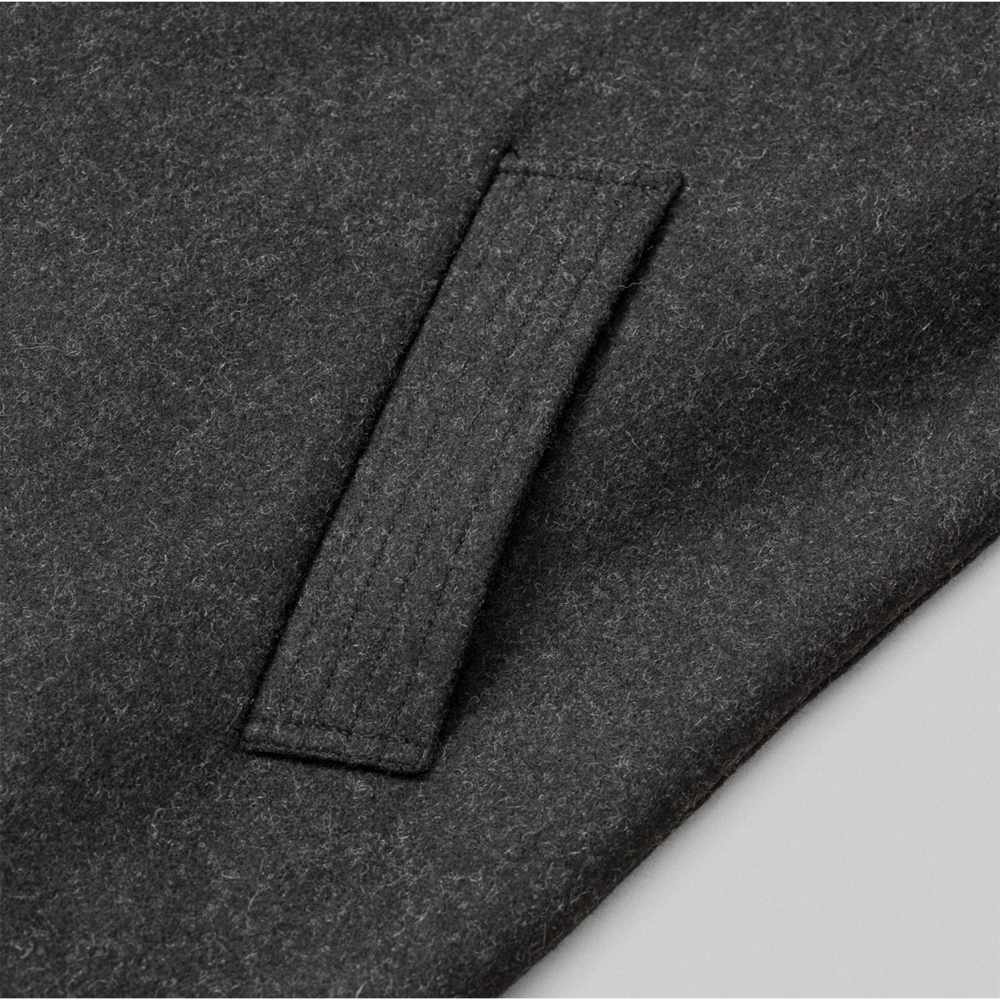 Utile Jacket Wool in Charcoal
