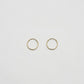 Valle Hoops in 14kt Gold