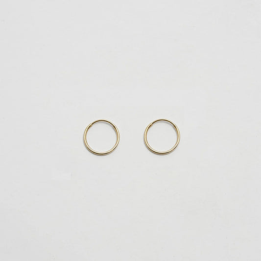 Valle Hoops in 14kt Gold