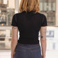 Vein Tee Shirt in Murano Navy