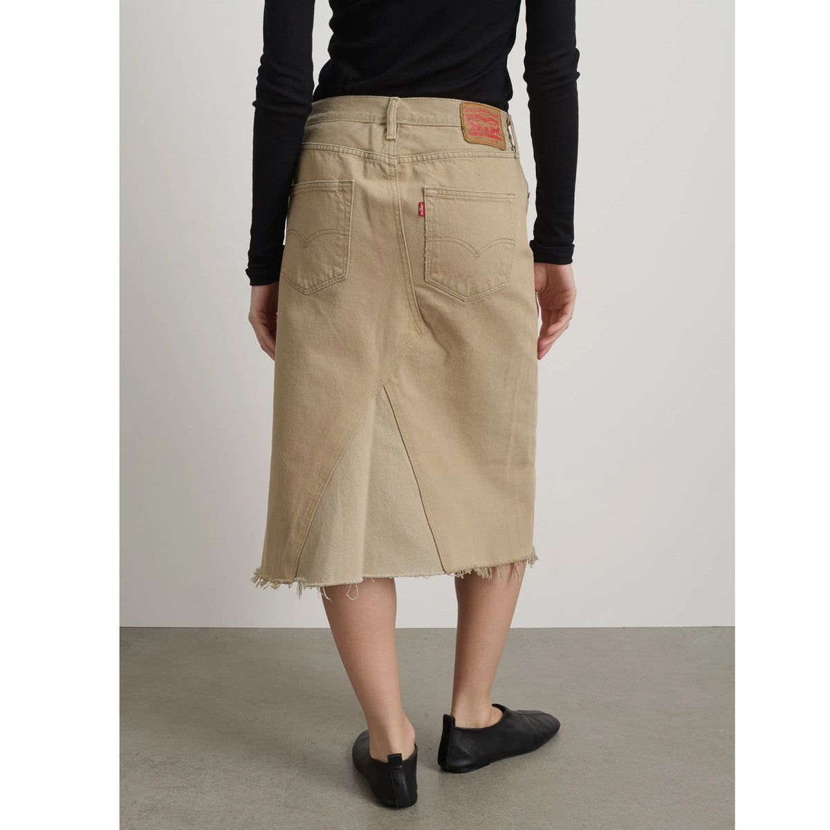 Vintage Skirt in Vintage Khaki