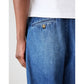 Washed Pleated Denim