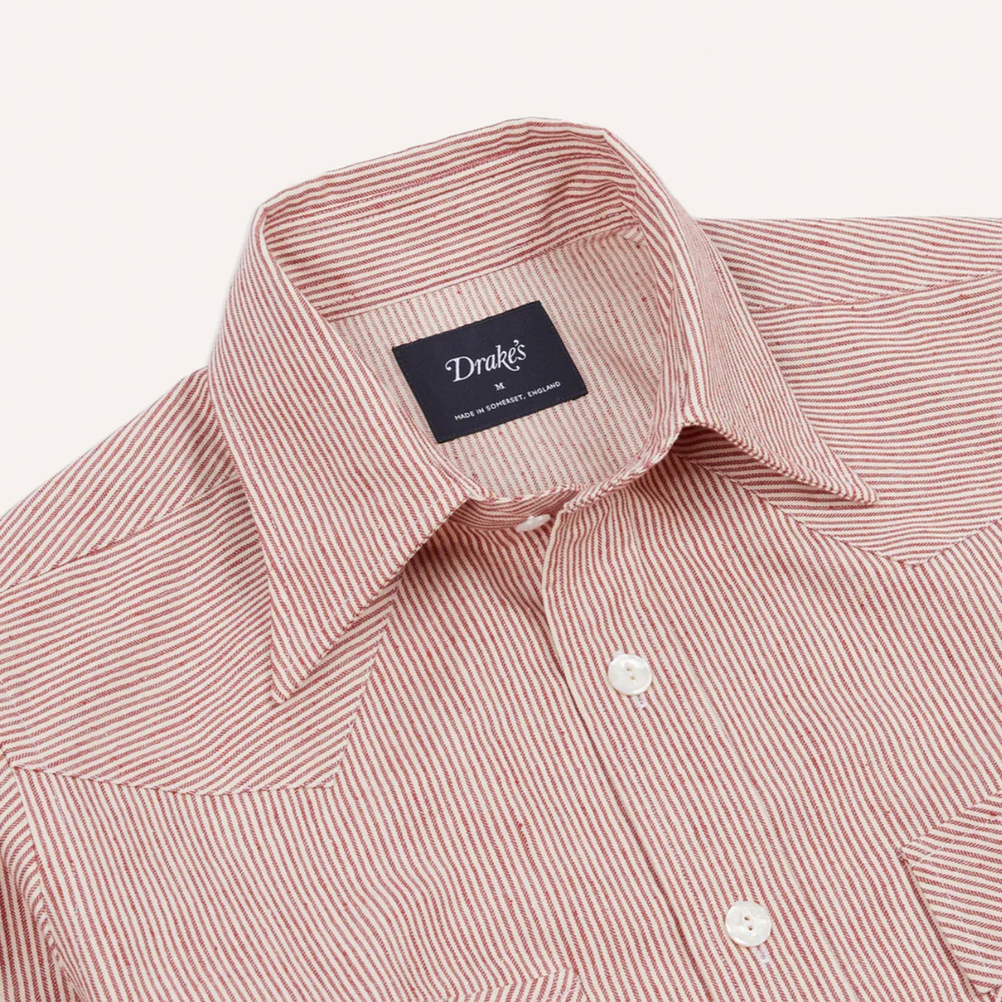 Two Pocket Western Shirt in Red