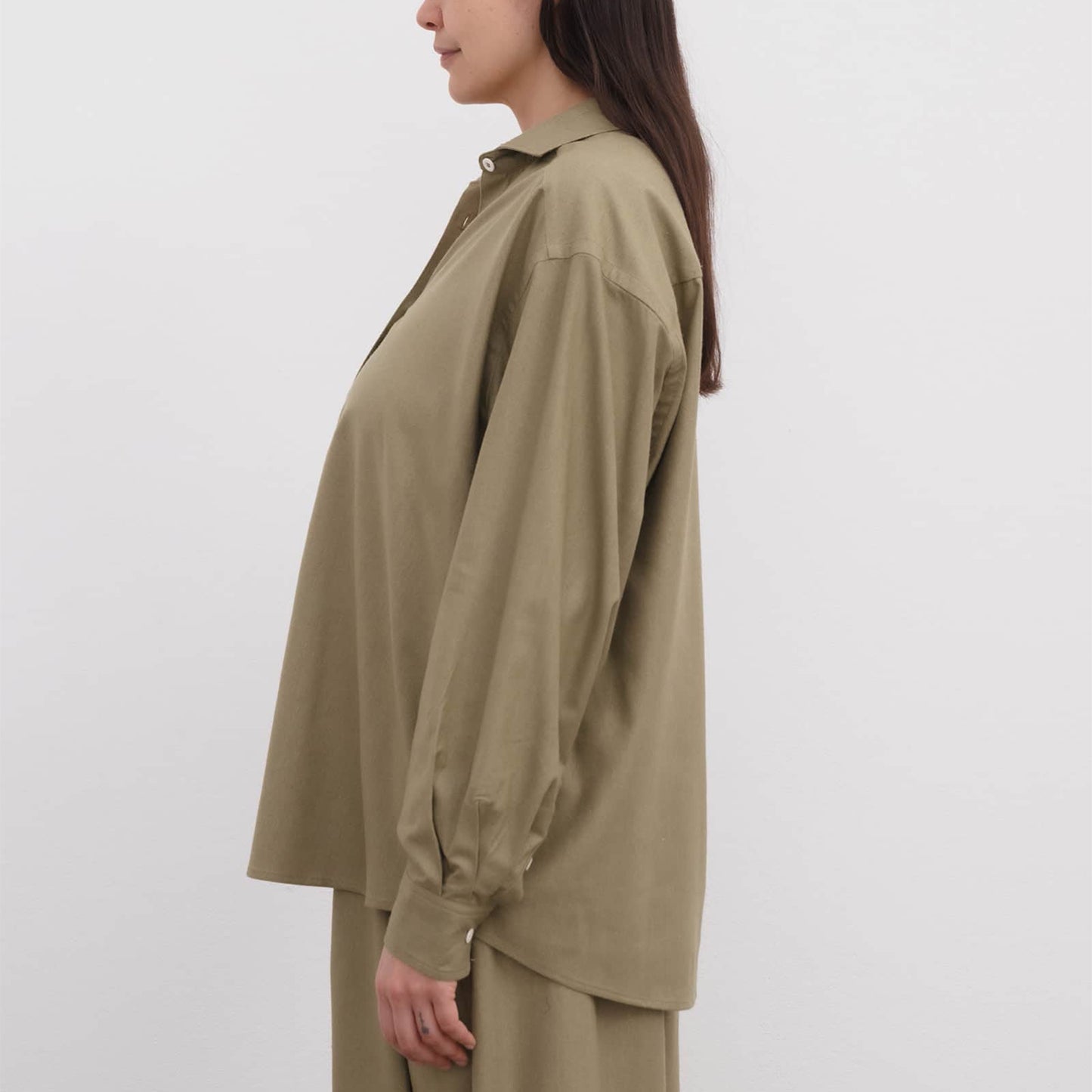 Wild Silk Shirt in Lua Green