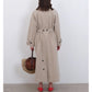 Japanese Flax Cotton Gabardine Wickham Trench in Oatmeal