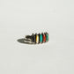 Vintage Zuni Multi Stone Petit Point Ring