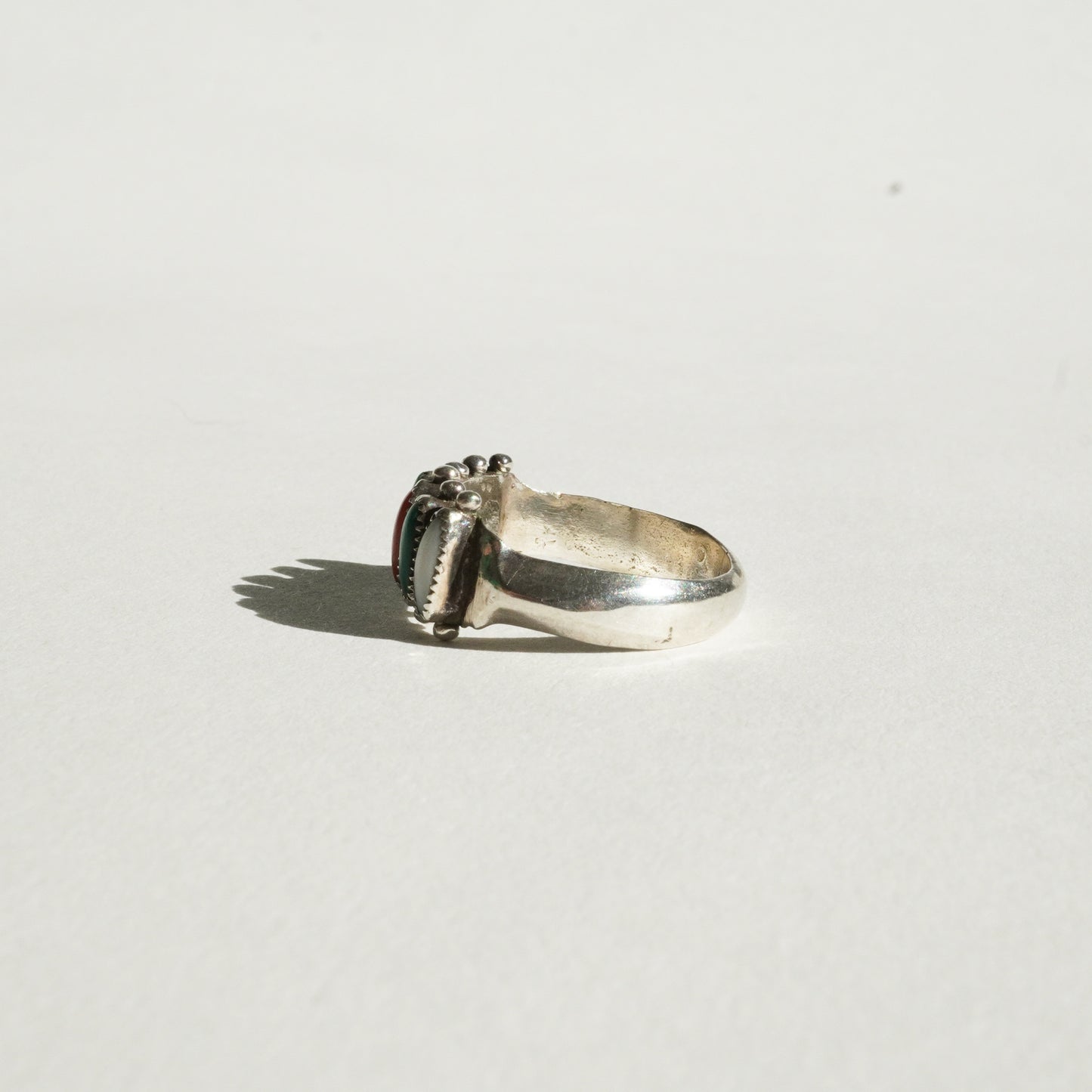Vintage Zuni Multi Stone Petit Point Ring