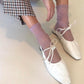 Mesh Socks in Solid Lavender